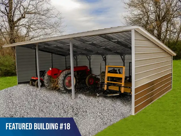 15x30x9/6 Vertical Roof Loafing Shed