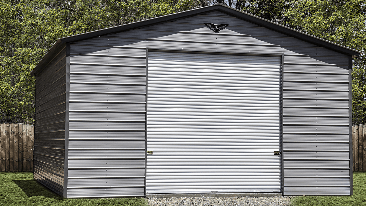 A-Frame Metal Garages