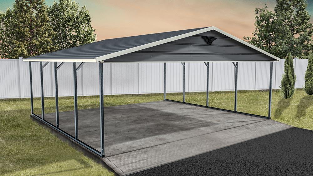 A-Frame Metal Carports