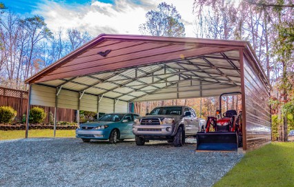 Three Car Carport