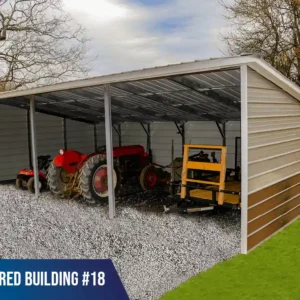 15x30x9/6 Vertical Roof Loafing Shed