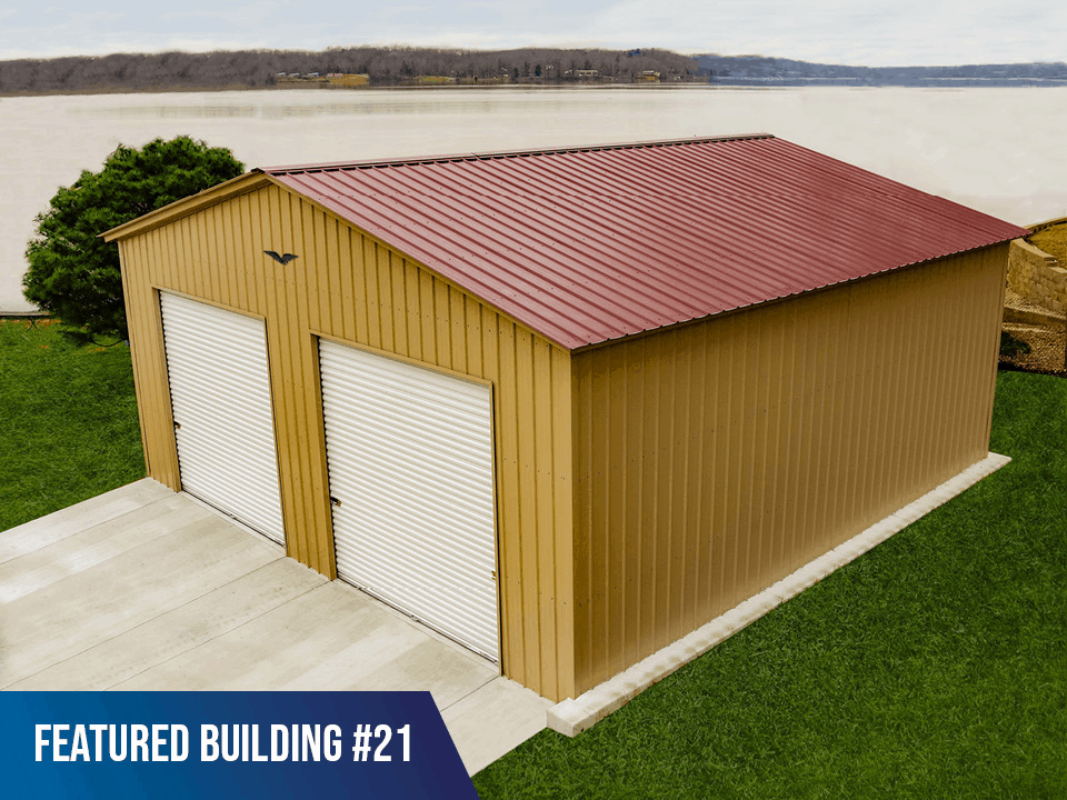 30x35x12 Vertical Roof Triple Wide