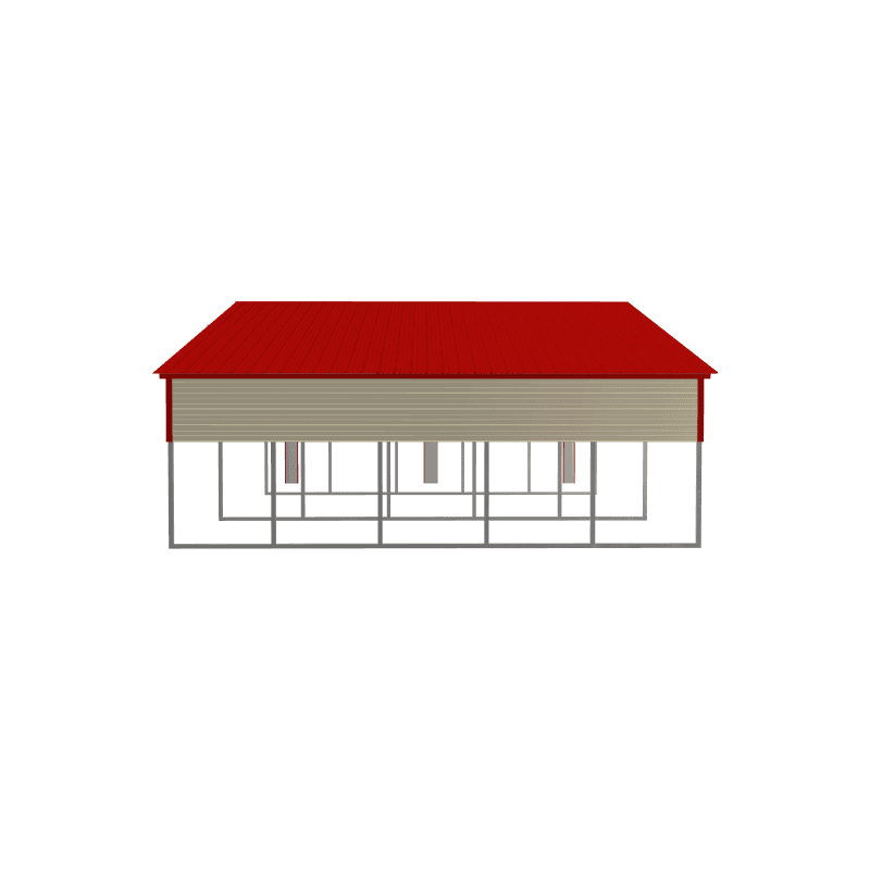 42x25x11/8 Vertical Roof Metal Barn