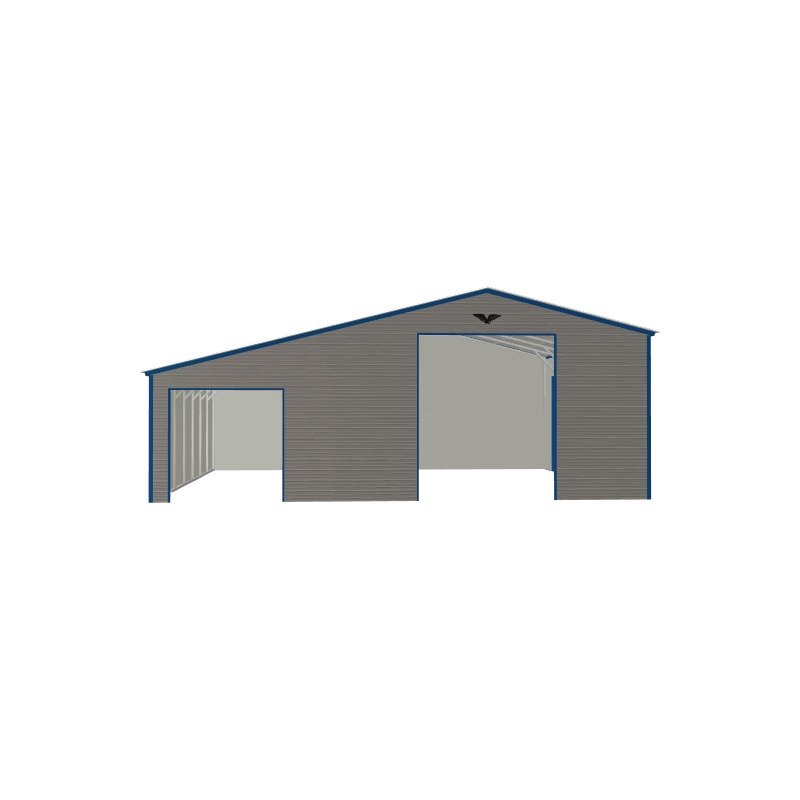36x35x12/9 Vertical Roof Metal Carport
