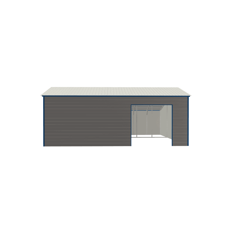 36x35x12/9 Vertical Roof Metal Carport