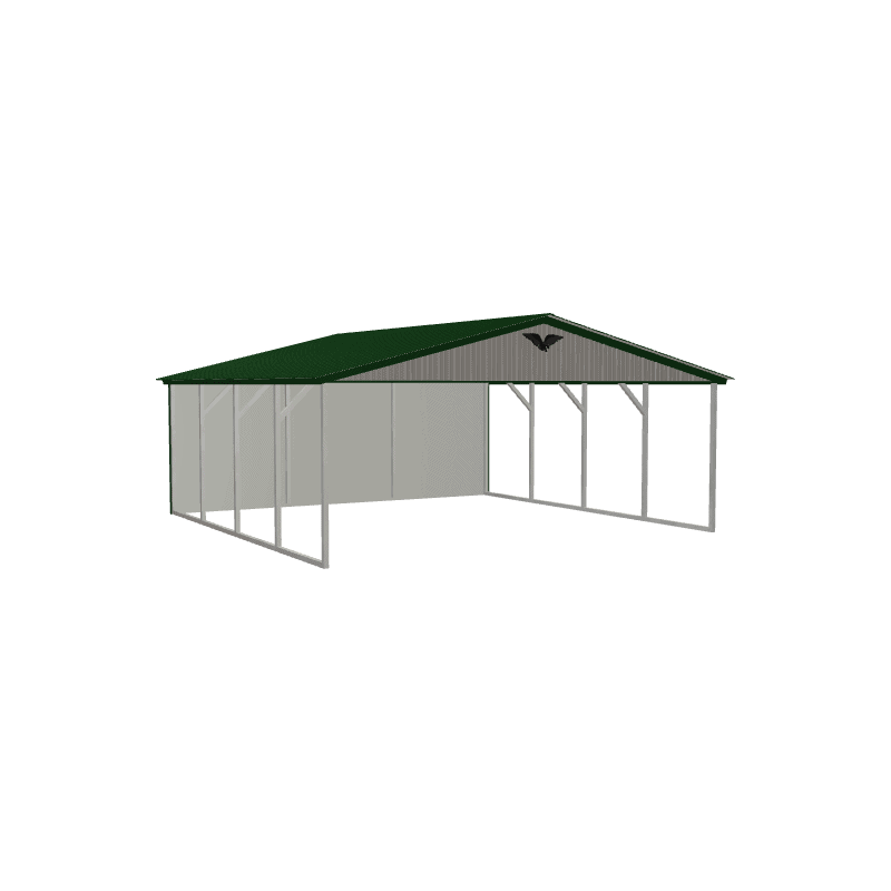 20x20x7 Vertical Roof Metal Carport