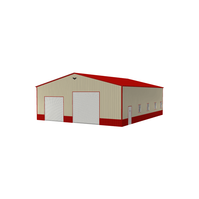 40x50x14 Vertical Roof Commercial Building