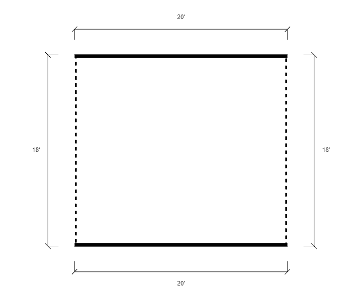 18x20x6 Carport
