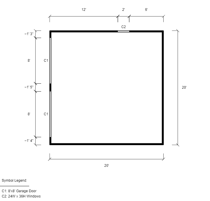 20x20x9 Garage