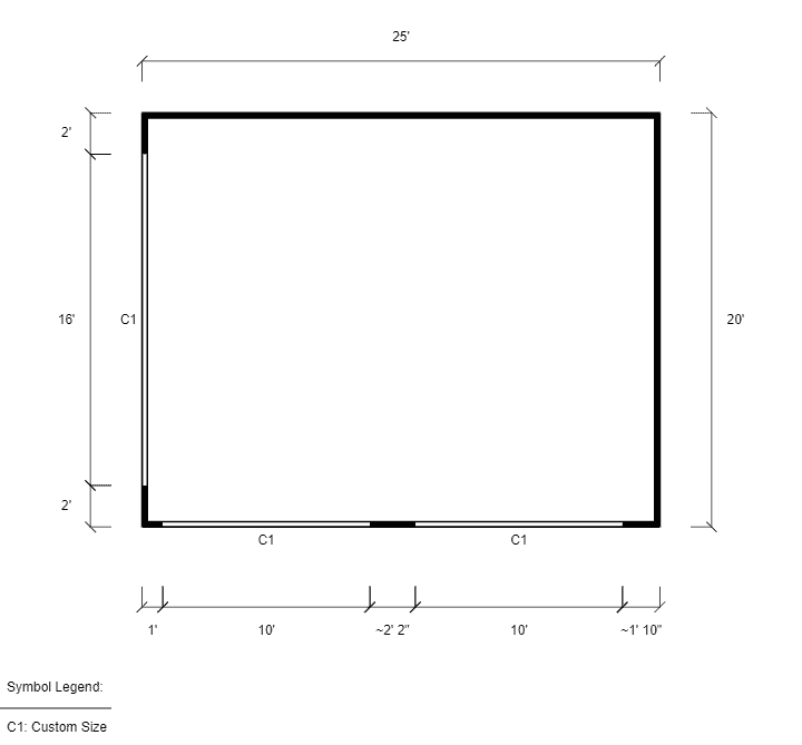 20x26x8 Garage