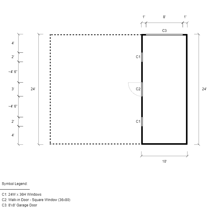 24x30x9 Vertical Combo Unit