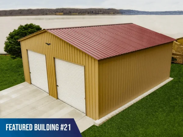 30x35x12 Vertical Roof Triple Wide