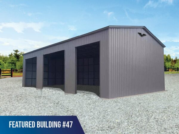 30x60x14 Vertical Roof Storage Equipment Building