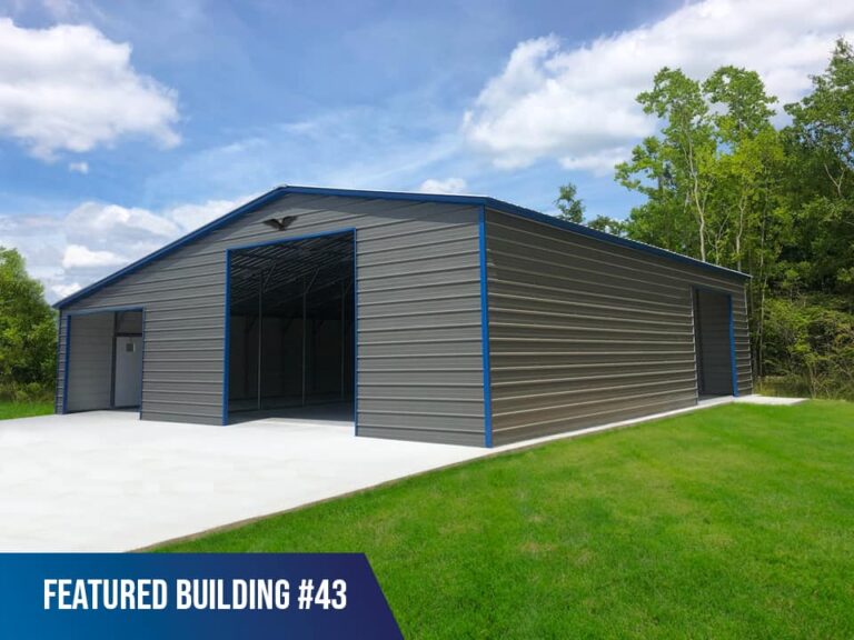 36x35x12/9 Vertical Roof Metal Carport