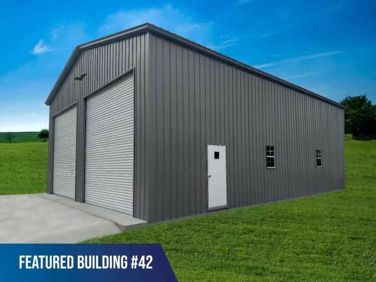 36x45x16 Commercial Metal Farm Building