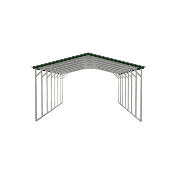 20x35x10 Vertical Roof Metal Carport
