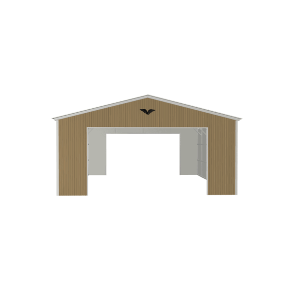 24x30x10 Vertical Roof Metal Carport