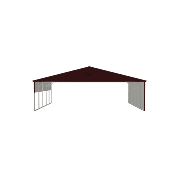 30x25x8 Vertical Roof Triple Wide