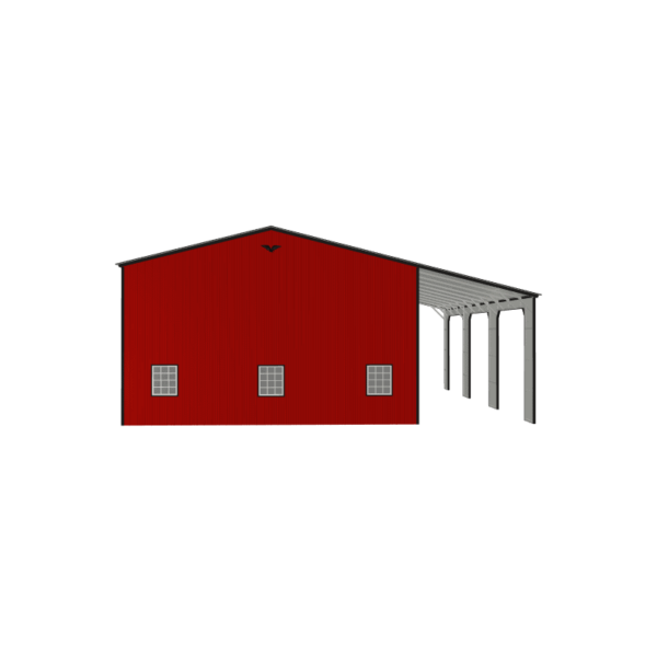 42x50x16/13 Vertical Roof Triple Wide