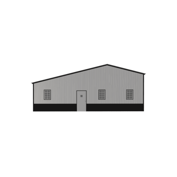 36x40x12/9 Vertical Roof Metal Carport