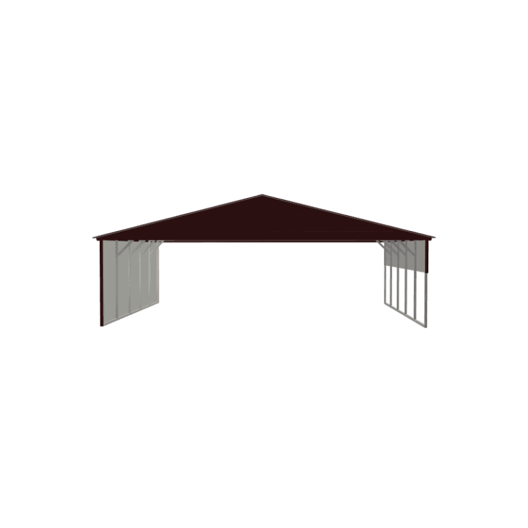 30x25x8 3 Car Carport Metal Carports