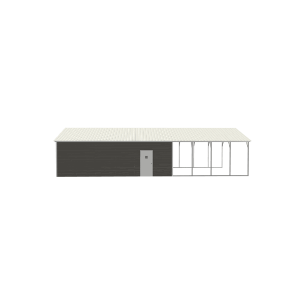 30x50x9 Vertical Roof Combo