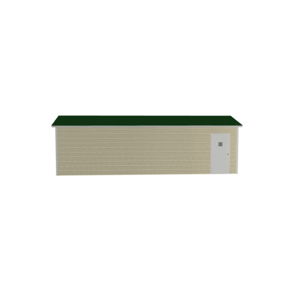 12x30x8 Boxed Eave Metal Carport