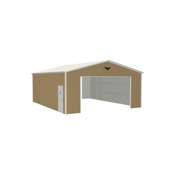 24x30x10 Vertical Roof Metal Carport