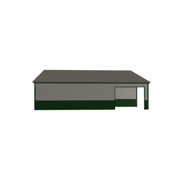 30x30x10/7 Vertical Roof Metal Carport