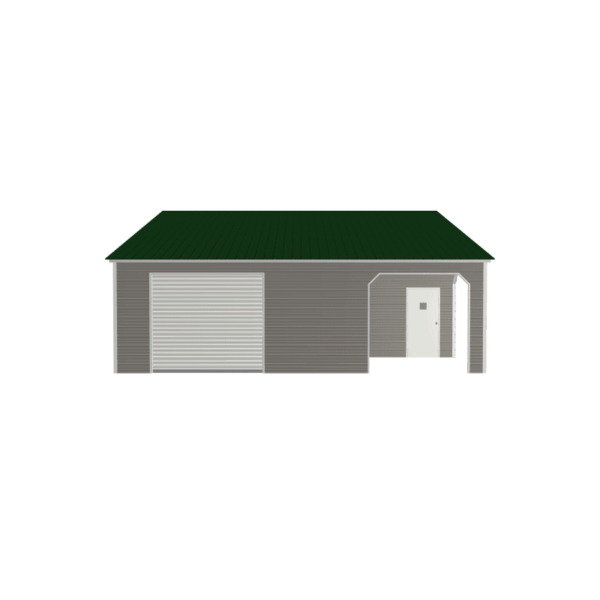 36x30x12/9 Vertical Roof Metal Carport