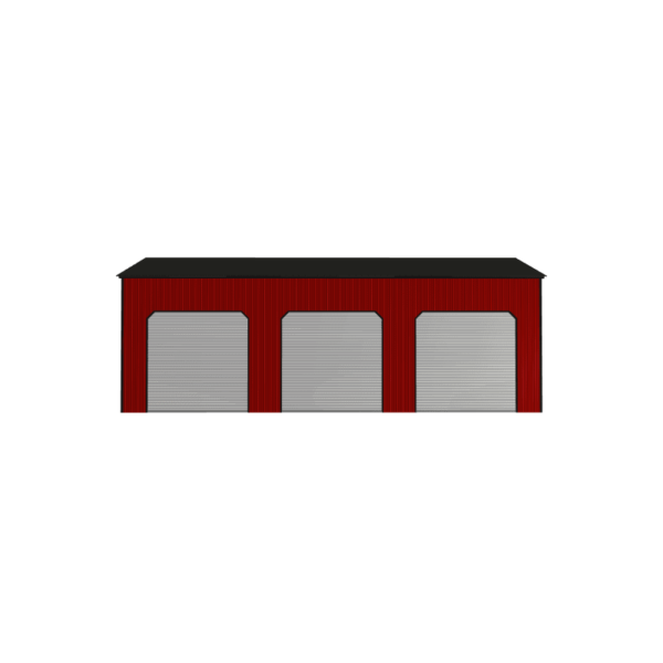 42x50x16/13 Vertical Roof Triple Wide