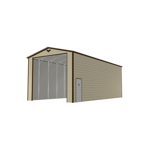 18x40x14 Vertical Roof RV Carport