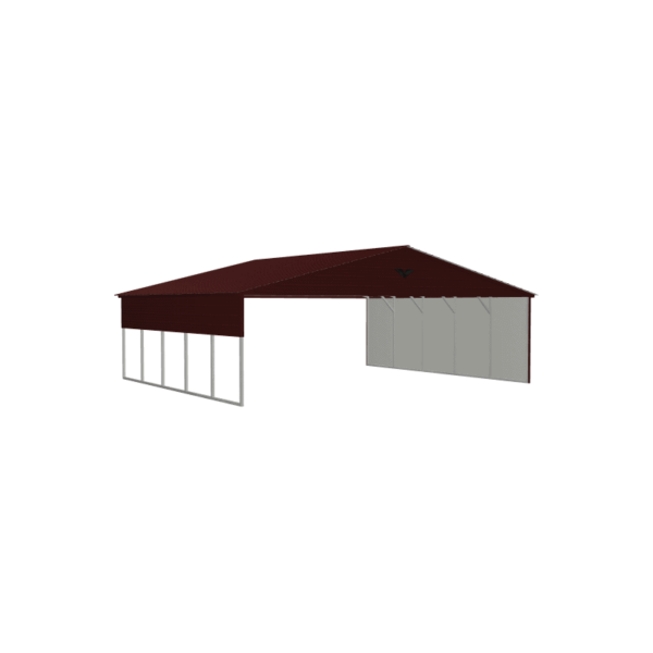 30x25x8 Vertical Roof Triple Wide