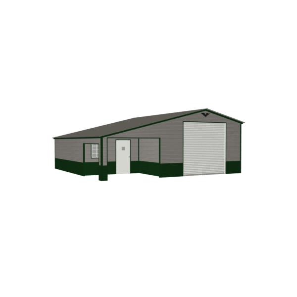 30x30x10/7 Vertical Roof Metal Carport