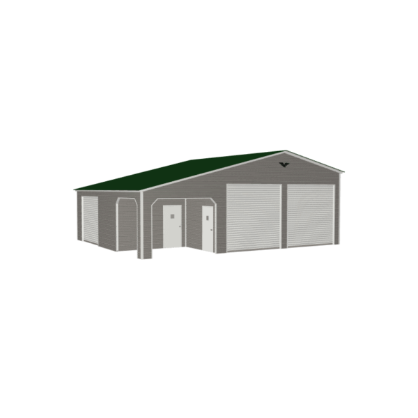 36x30x12/9 Vertical Roof Metal Carport