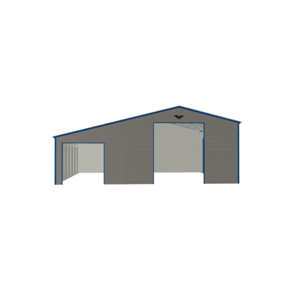 36x35x12/9 Vertical Roof Metal Carport