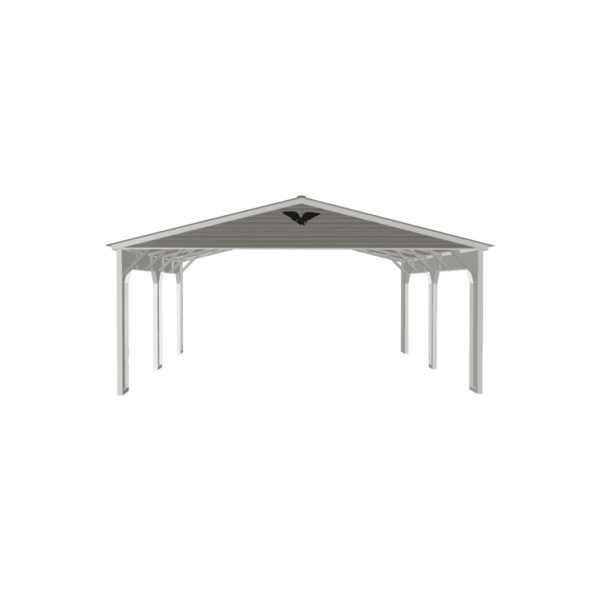 20x25x8 Vertical Roof Metal Carport