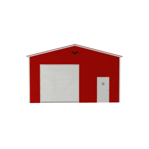 24x40x12 Vertical Roof Metal Carport