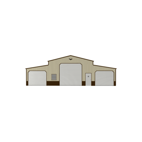 48x50x13/9 Vertical Roof Metal Horse Barn