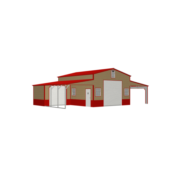 44x25x12/8 Vertical Roof Horse Barn Garage