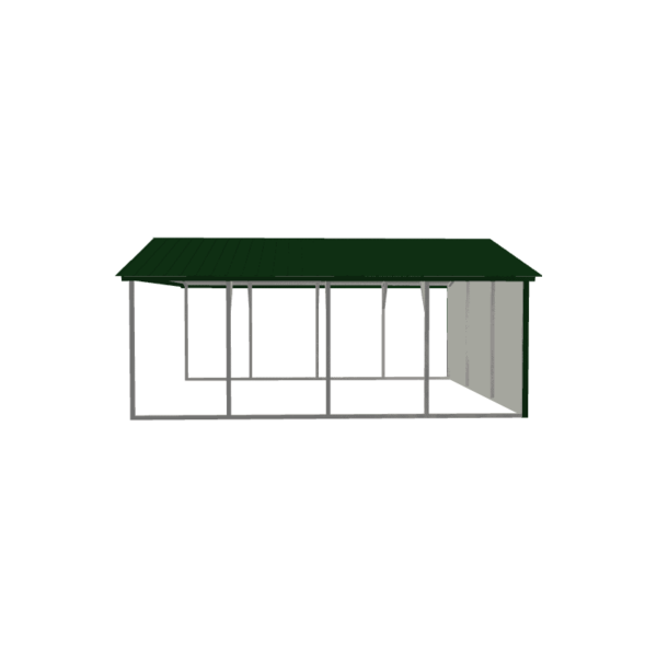 20x20x7 Vertical Roof Metal Carport