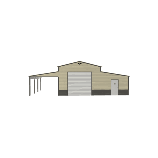 42x30x12/8 Vertical Roof Metal Horse Barn