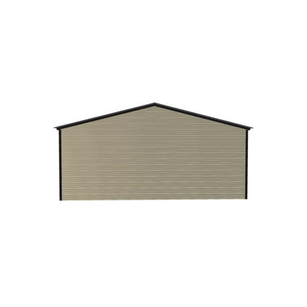 24x25x9 Vertical Roof Metal Garage