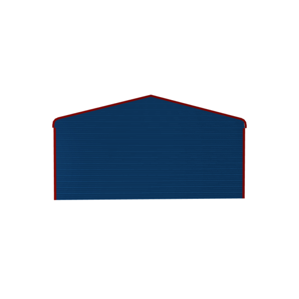 24x35x9 Regular Roof Metal Carport
