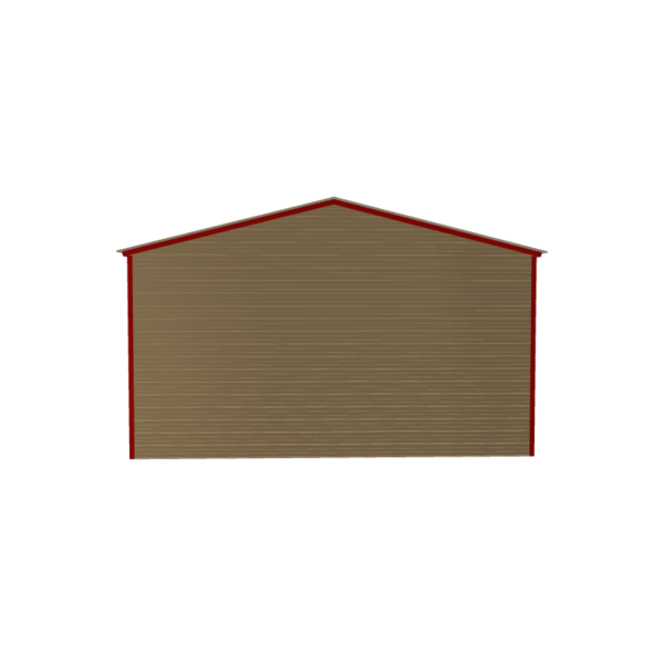 24x40x12 Vertical Roof Metal Garage