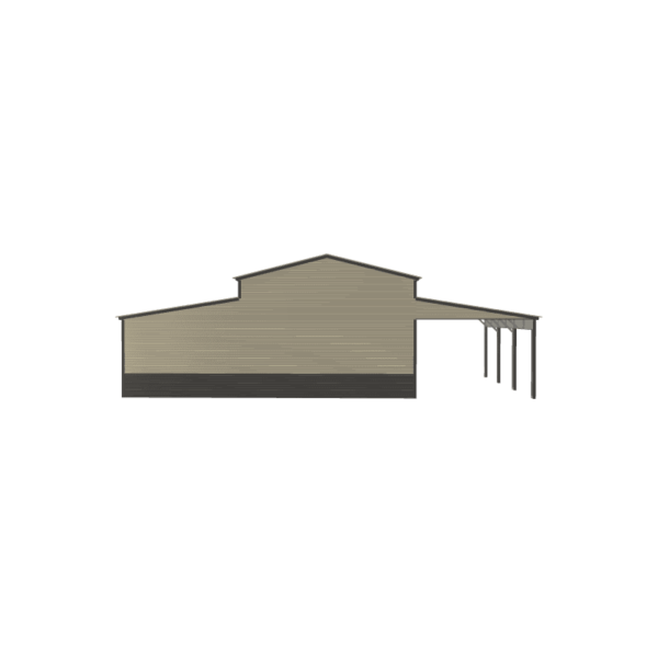 42x30x12/8 Vertical Roof Metal Horse Barn