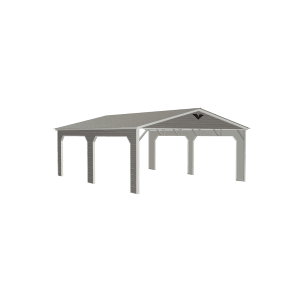 20x25x8 Vertical Roof Metal Carport