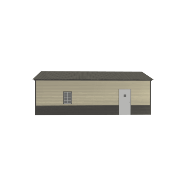22x30x9 Vertical Roof Metal Garage