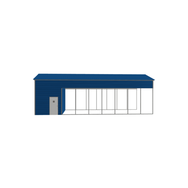 24x45x13 Vertical Roof Combo