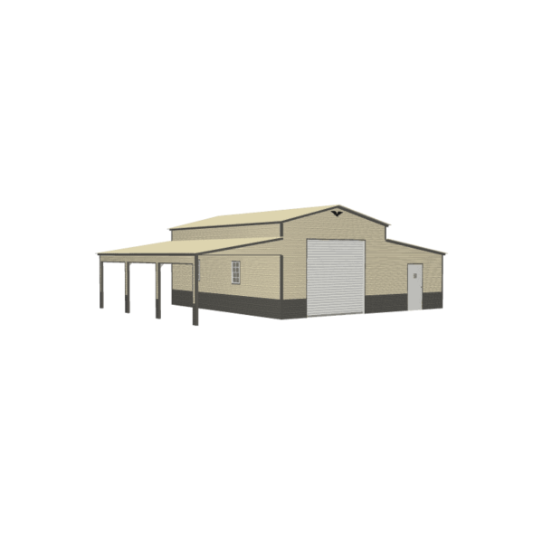42x30x12/8 Vertical Roof Metal Horse Barn